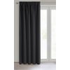 ZATEMŇOVACÍ ZÁVĚS NA PÁSCE PARISA 135X270 CM ČERNÁ