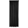ZATEMŇOVACÍ ZÁVĚS NA PÁSCE PIERRE CARDIN SIBEL 140X270 CM ČERNÁ