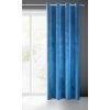 ZATEMŇOVACÍ ZÁVĚS NA KROUŽCÍCH SAMANTA 140X250 CM MODRÁ