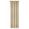 ZÁVĚS NA KROUŽCÍCH RITA 140X250 CM BÉŽOVÁ