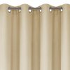 ZÁVĚS NA KROUŽCÍCH RITA 140X250 CM BÉŽOVÁ