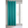 ZÁVĚS NA KROUŽCÍCH RITA 140X250 CM TYRKYSOVÁ
