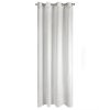 ZÁCLONA NA KROUŽCÍCH ELICE 140X250 CM BÍLÁ