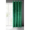 ZATEMŇOVACÍ ZÁVĚS NA KROUŽCÍCH SAMANTA 140X250 CM ZELENÁ