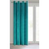 ZATEMŇOVACÍ ZÁVĚS NA KROUŽCÍCH SAMANTA 140X250 CM TYRKYSOVÁ