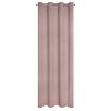 ZATEMŇOVACÍ ZÁVĚS NA KROUŽCÍCH CARLO 135X250 CM PÚDROVĚ RŮŽOVÁ
