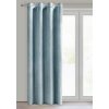 ZATEMŇOVACÍ ZÁVĚS NA KROUŽCÍCH ROSA 140X250 CM BLEDĚMODRÁ