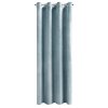 ZATEMŇOVACÍ ZÁVĚS NA KROUŽCÍCH ROSA 140X250 CM MODRÁ