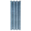 ZATEMŇOVACÍ ZÁVĚS NA KROUŽCÍCH RIA 140X250 CM MODRÁ