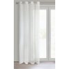 ZÁCLONA NA KROUŽCÍCH AMANDA 140X250 CM KRÉMOVÁ