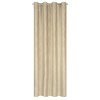 ZATEMŇOVACÍ ZÁVĚS NA KROUŽCÍCH PIERRE CARDIN MARGO 140X250 CM BÉŽOVÁ