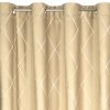 ZATEMŇOVACÍ ZÁVĚS NA KROUŽCÍCH PIERRE CARDIN MARGO 140X250 CM BÉŽOVÁ