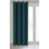 ZATEMŇOVACÍ ZÁVĚS NA KROUŽCÍCH LOGAN 135X250 CM TMAVĚTYRKYSOVÁ