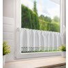 KRÁTKÁ ZÁCLONA NA PÁSCE CLARIE 150X30 CM BÍLÁ