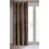 ZATEMŇOVACÍ ZÁVĚS NA KROUŽCÍCH RIA 140X250 CM HNĚDÁ