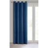 ZÁVĚS NA KROUŽCÍCH RITA 140X250 CM TMAVĚMODRÁ