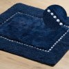PŘEDLOŽKA DO KOUPELNY CHIC 60X90 CM TMAVĚMODRÁ