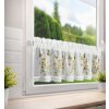 KRÁTKÁ ZÁCLONA NA PÁSCE FLORA 150X30 CM VÍCEBAREVNÁ