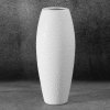 KERAMICKÁ VÁZA RISO (FI)12X30 CM BÍLÁ