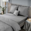 MAKOSATENOVÉ PROSTĚRADLO NOVA 160X200 CM, VÝŠKA 30 CM ŠEDÉ