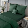 JERSEY PROSTĚRADLO 180X200 CM, VÝŠKA 30 CM TMAVĚZELENÉ